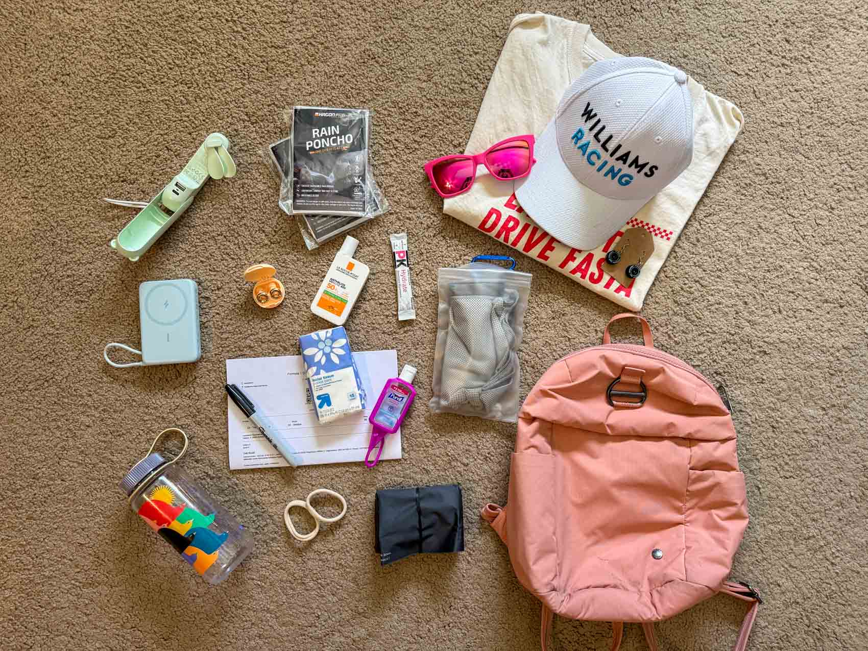 F1 race packing
