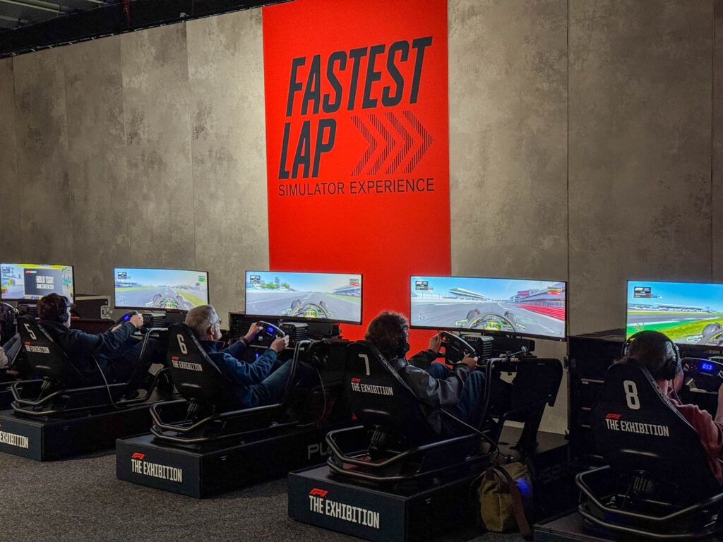 F1 Exhibition fastest lap race simulator
