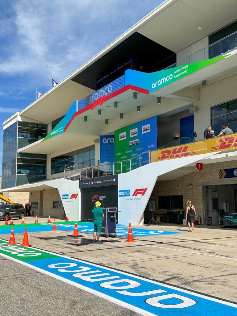 F1 podium at COTA