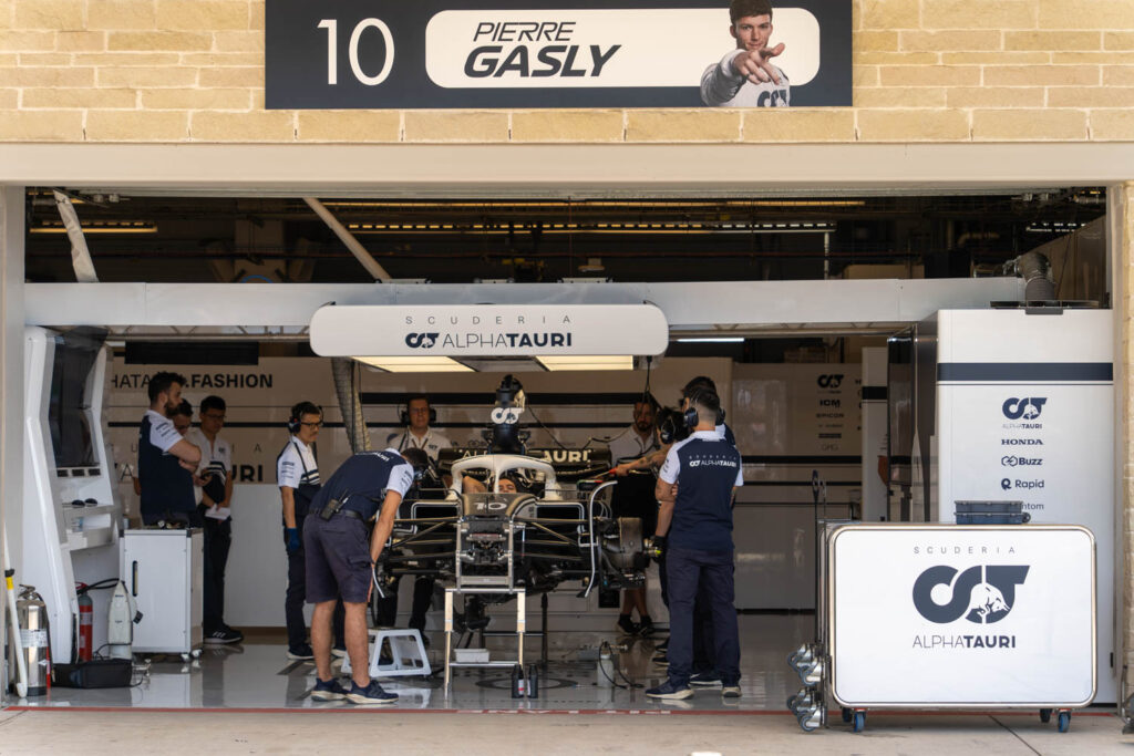 Gasly's AlphaTauri in 2022