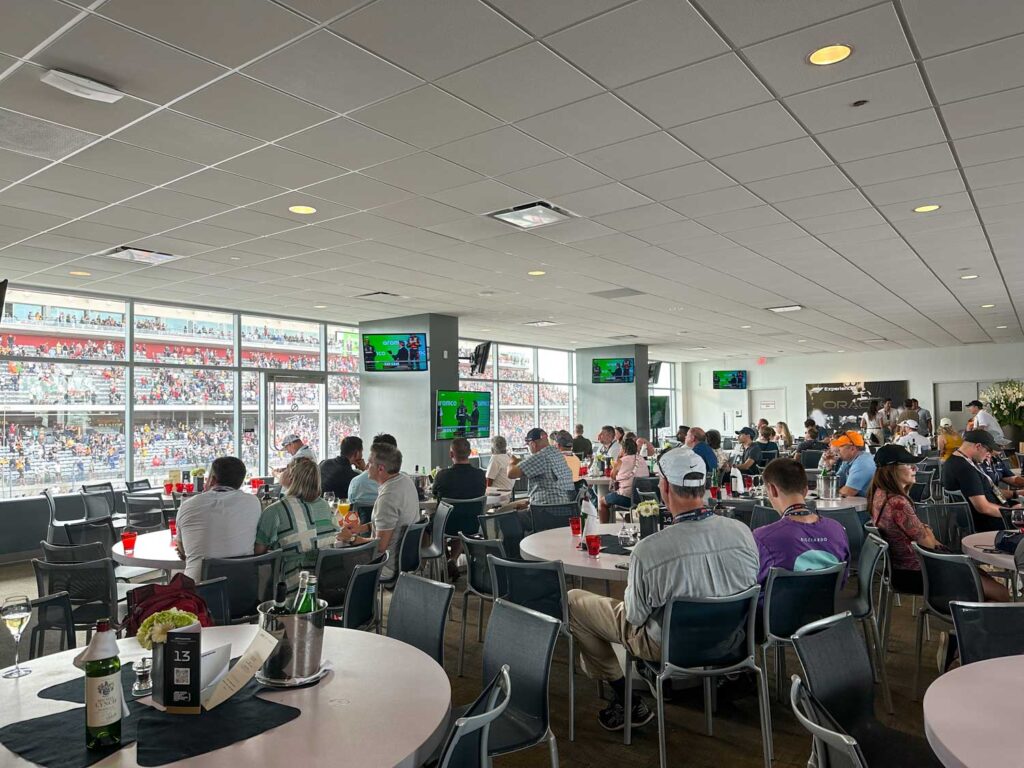 F1 Experiences Paddock Club hospitality suite