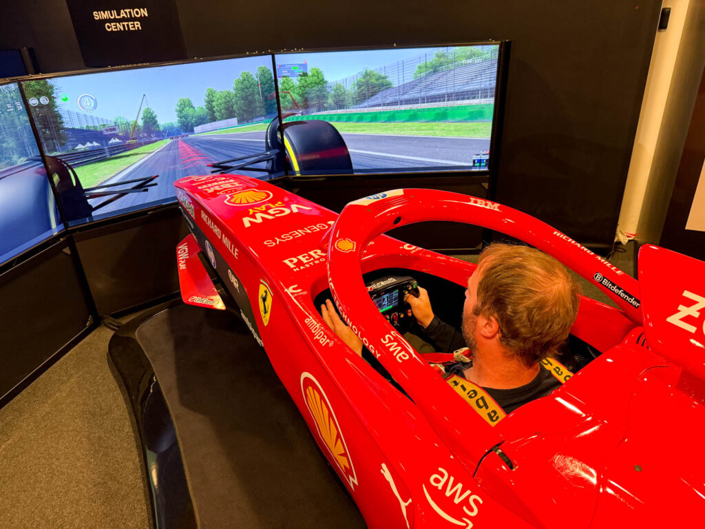 Ferrari F1 simulator