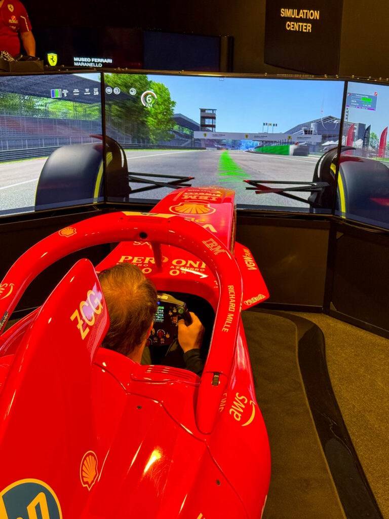 Ferrari F1 simulator | Things to do in Maranello