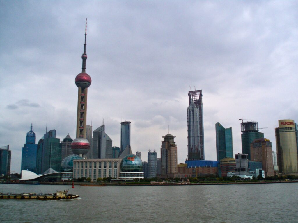 The Bund in Shanghai