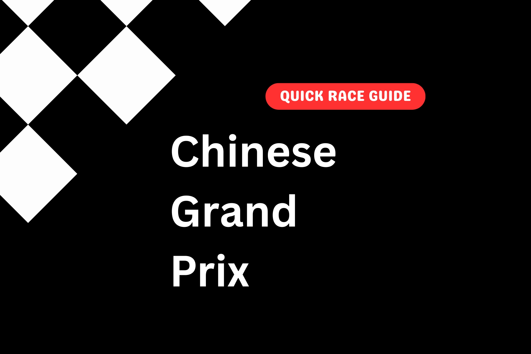 Chinese Grand Prix race guide