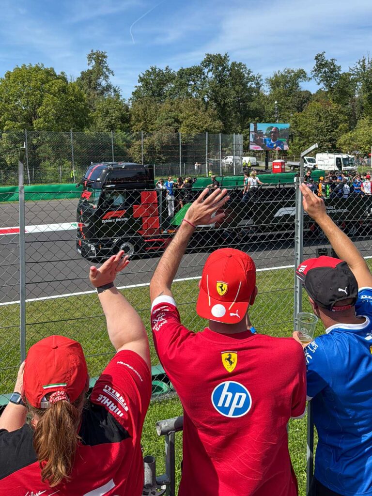 Italian GP driver parade