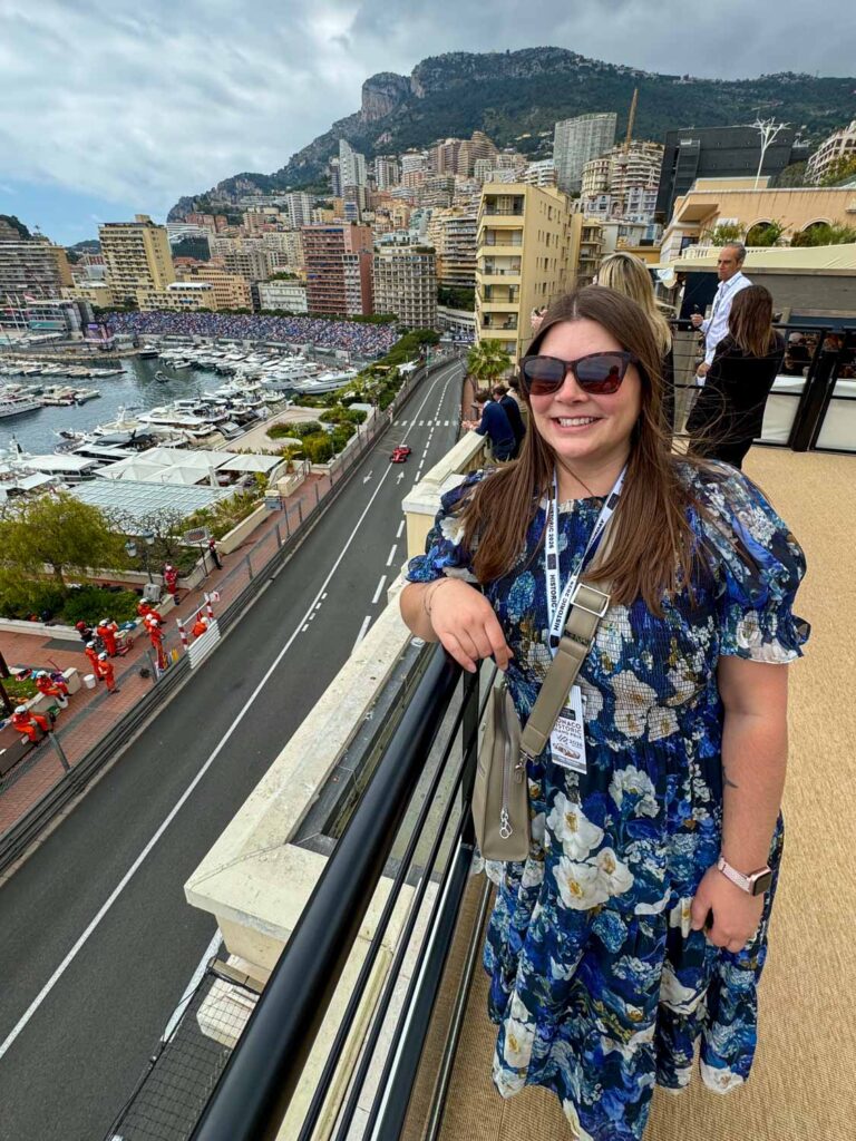 Amanda at Monaco Historic GP