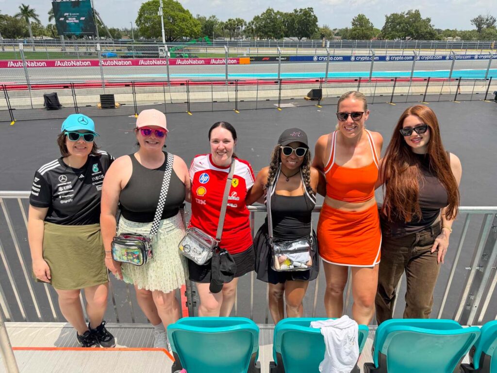 Off to the Races girls at Miami Grand Prix