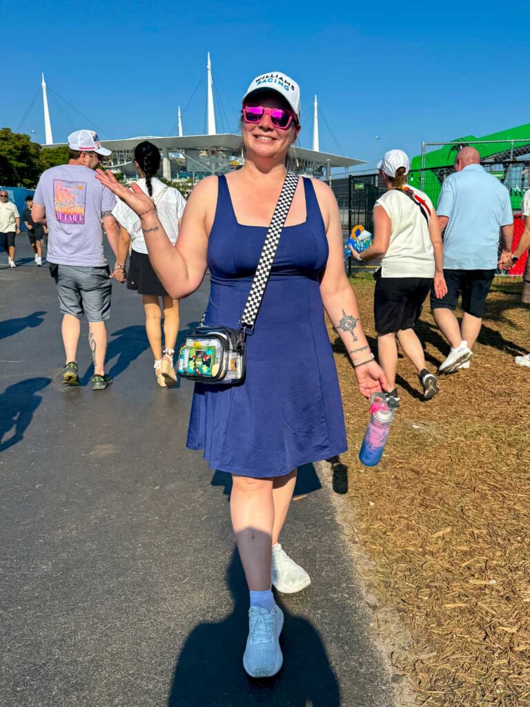 Amanda at the Miami Grand Prix