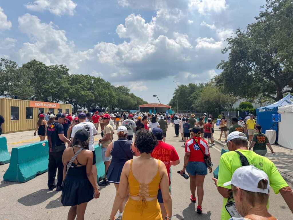 Miami Grand Prix entrance gate 8