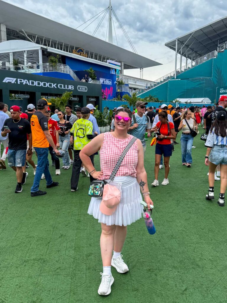 Amanda at Miami Grand Prix