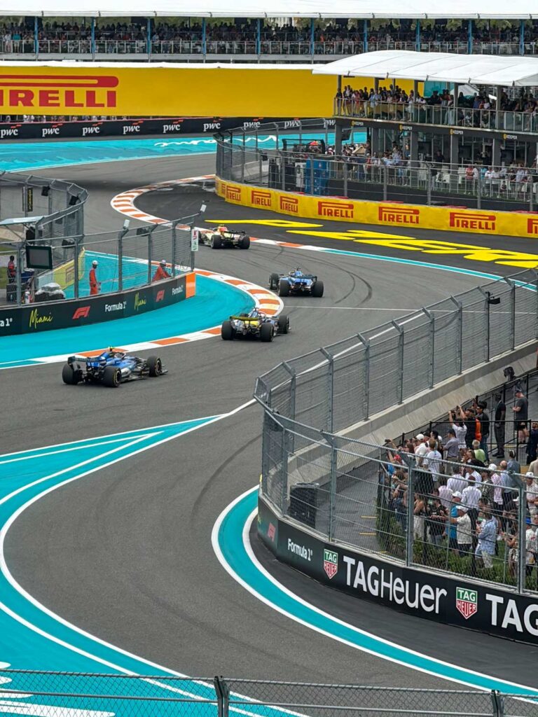 Miami Grand Prix Turn 1 Grandstand view