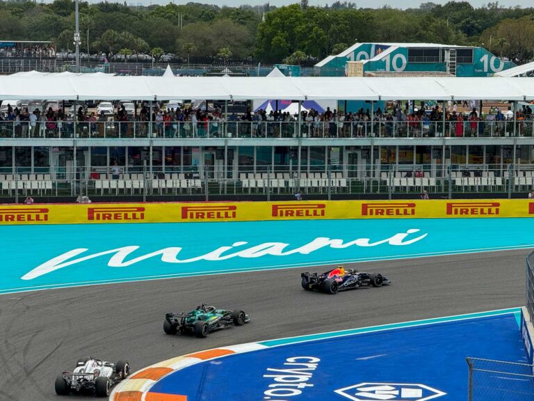 Miami Grand Prix Turn 1 Grandstand view